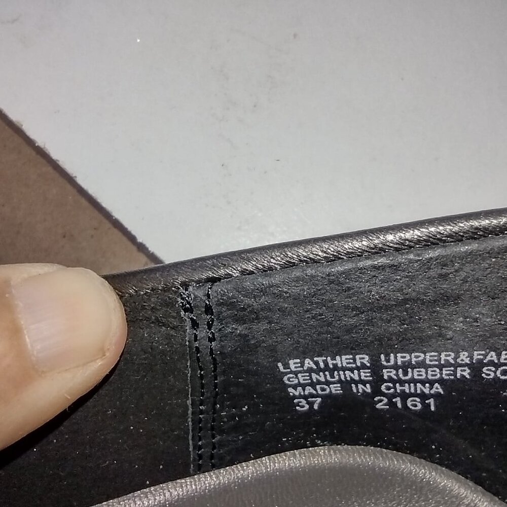 SZ 6 Women's NEW Gray Leather Slip On Shoes By Raffini Grey Footwear - Picture 4 of 5